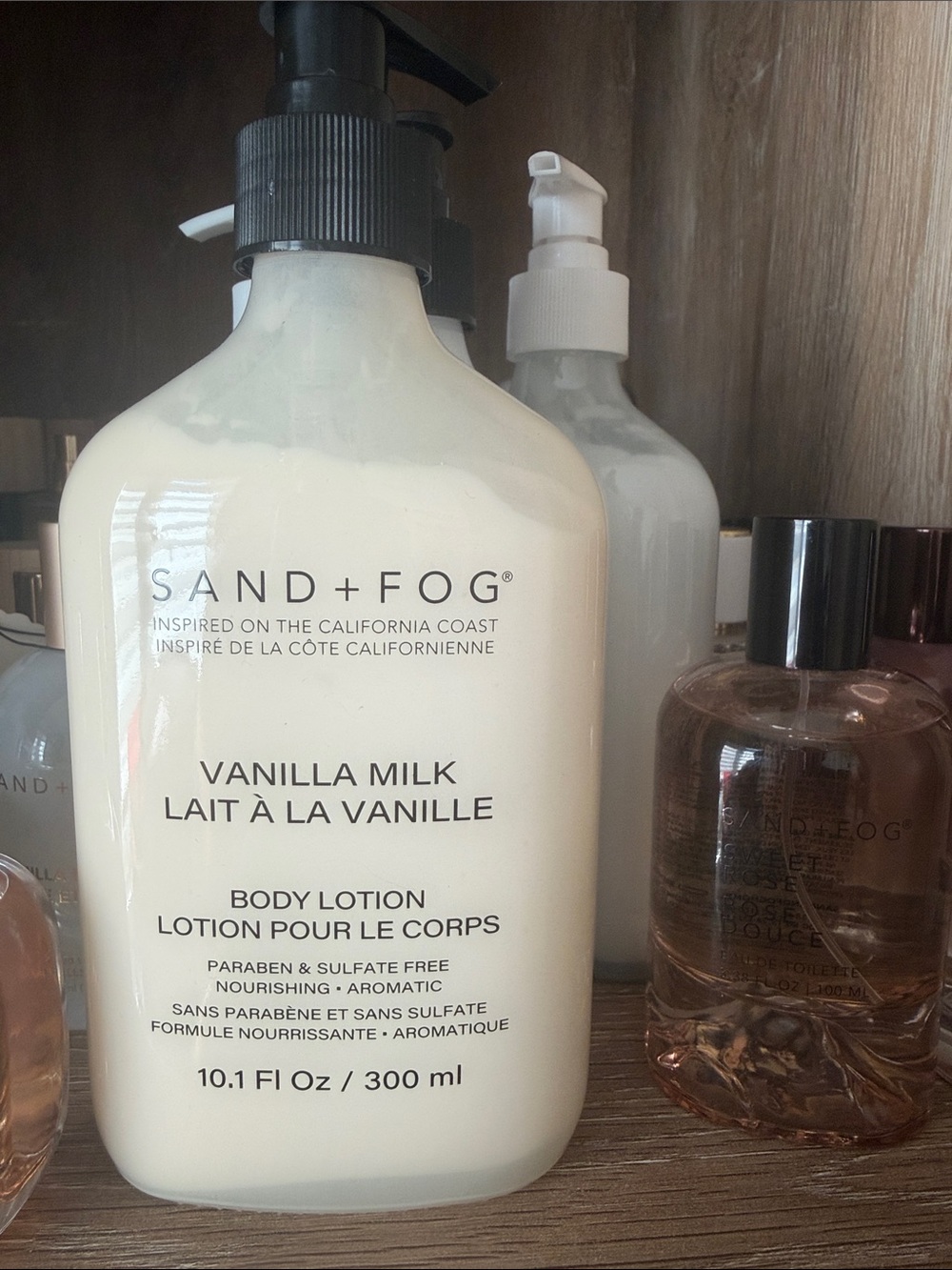 SAND+FOG Vanilla Milk Body Lotion — Cream